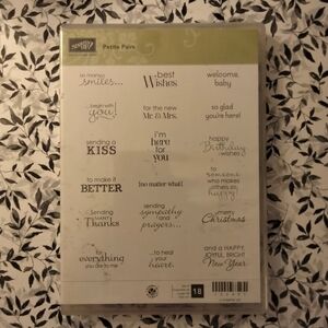 Stampin' Up! Black and White Art Decals Set